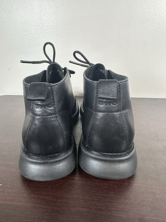 Cole Haan Mens 2.ZeroGrand Chukka Boot Black Leather C26198 Size 8.5 M main image 6